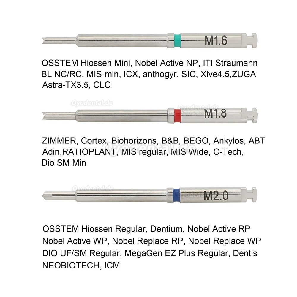 Universal Implantat Gebrochene Schraube Entferner Set Fraktur Schrauben Extraktor